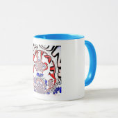Paris phantastisches Textquotendesign Tasse (VorderseiteRechts)
