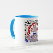 Paris phantastisches Textquotendesign Tasse (Vorderseite Links)