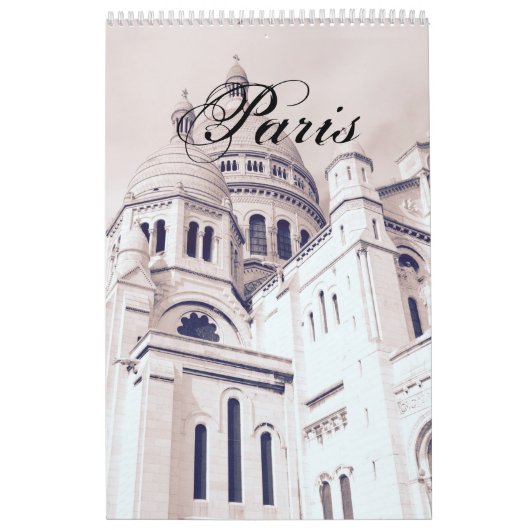 Paris Photography Montmartre Sacré-Coeur Fotokunst Kalender (Titelbild)