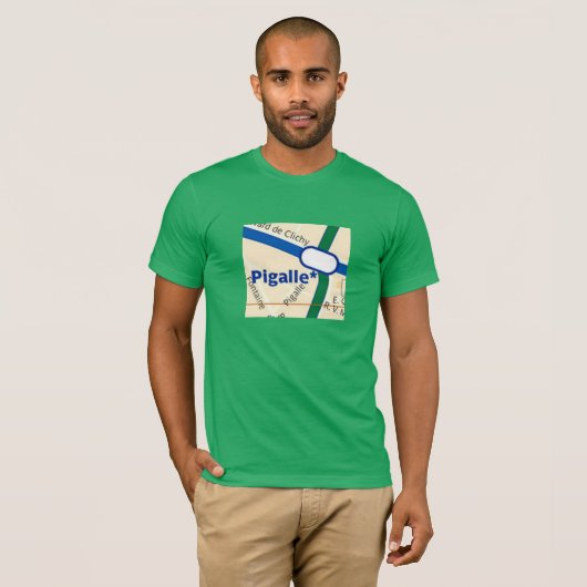 Paris Pigalle Metro T-Shirt (Vorne ganz)