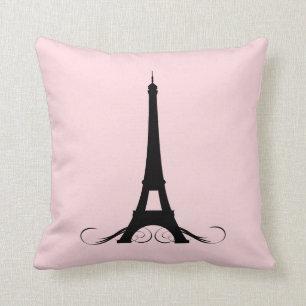 Paris Pink Eiffel Tower Kissen