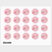Paris Pink French Macaron Sticker (Blatt)