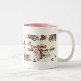 PARIS-PINK-PARALEGAL ZWEIFARBIGE TASSE