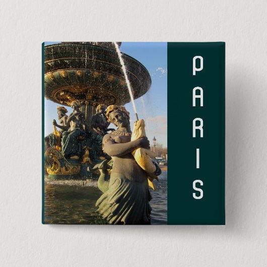 Paris - Place de la Concorde Button (Vorderseite)