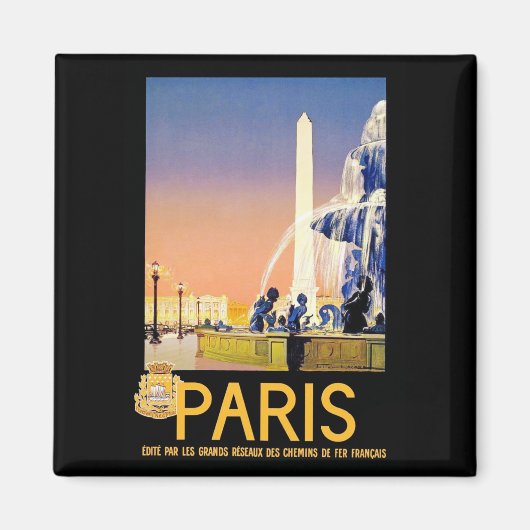 Paris ~ Place de la Concorde Magnet (Vorne)