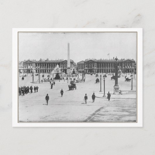 Paris, Place de la Concorde Postcard Postkarte (Vorderseite)