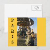 Paris - Place de la Concorde Postkarte (Vorne/Hinten)
