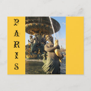 Paris - Place de la Concorde Postkarte