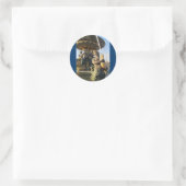 Paris - Place de la Concorde Runder Aufkleber (Tasche)