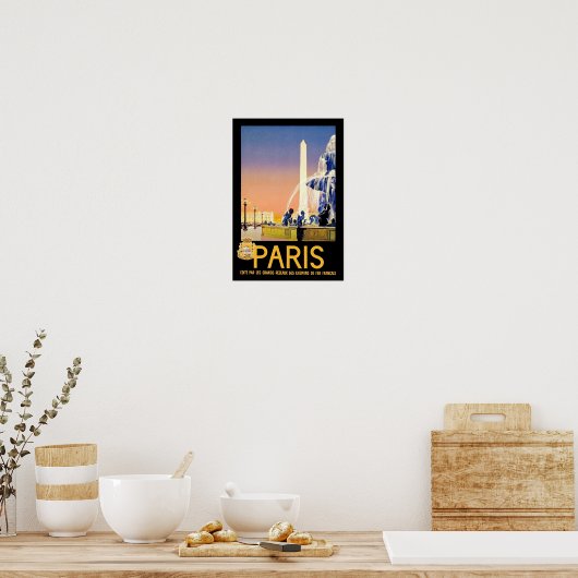 Paris ~ Place del la Concorde Poster (Küche)