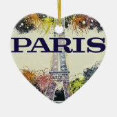 Paris: Plakatdekoration Keramik Ornament (Vorne)