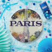 Paris: Plakatpapier Pappteller (Party)