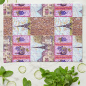 Paris Pointillism Eiffelturm Küchentuch (Gefaltet)