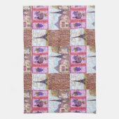 Paris Pointillism Eiffelturm Küchentuch (Vertikal)