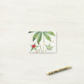 Paris Polyphylla Smith Blume Floral Post-it Klebezettel (Auf Schreibtisch)