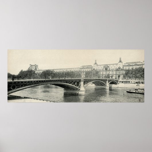 Paris Pont Bridge Poster (Vorne)