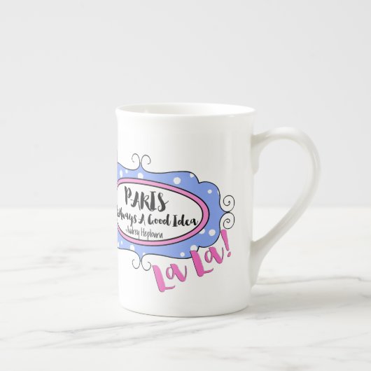 Paris Porzellantasse (Rechts)