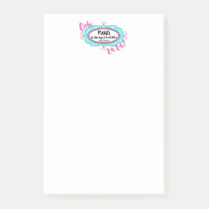 "Paris" Post-it Klebezettel