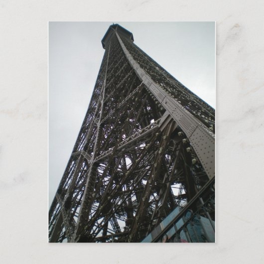 Paris Postcard - Eiffelturm Postkarte (Vorderseite)