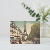 Paris Postcard Feiertagskarte (Stehend Vorderseite)