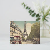 Paris Postcard Feiertagspostkarte (Stehend Vorderseite)