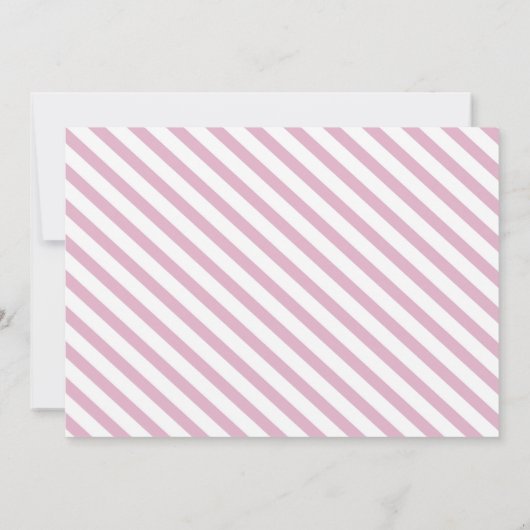 Paris Postcard Frankreich Rosa Eiffelturm Einladun Einladung (Rückseite)