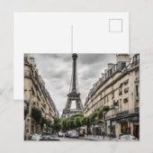Paris Postcard (isParis3) Postkarte (Vorne/Hinten)