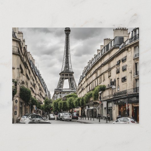 Paris Postcard (isParis3) Postkarte (Vorderseite)