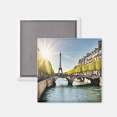 Paris Postcard (isParis7) Magnet (Vorderseite/Rückseite)