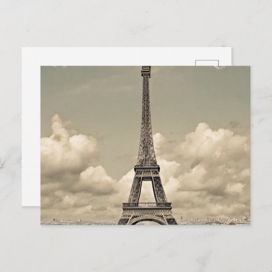 Paris Postcard (Paris 1) Postkarte (Vorne/Hinten)