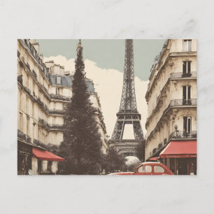 Paris Postcard (Parris) Feiertagspostkarte