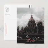 Paris Postcard Postkarte (Vorne/Hinten)