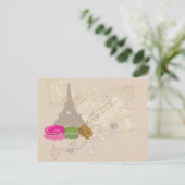 Paris Postcard Postkarte (Stehend Vorderseite)