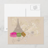Paris Postcard Postkarte (Vorne/Hinten)