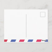 Paris Postcard Postkarte (Rückseite)