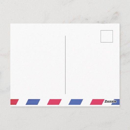 Paris Postcard Postkarte (Rückseite)