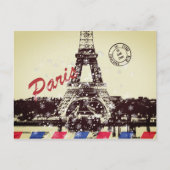 Paris Postcard Postkarte (Vorderseite)