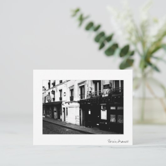 Paris Postcard Postkarte (Stehend Vorderseite)