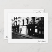 Paris Postcard Postkarte (Vorne/Hinten)