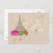 Paris Postcard Postkarte (Vorne/Hinten)