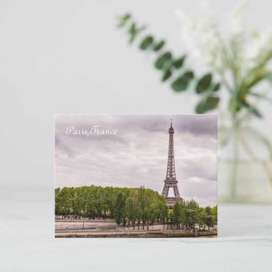 Paris Postcard Postkarte (Stehend Vorderseite)