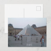 Paris Postcard Postkarte (Vorne/Hinten)