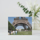 Paris Postcard Postkarte (Stehend Vorderseite)
