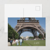 Paris Postcard Postkarte (Vorne/Hinten)