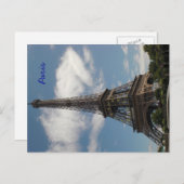 Paris Postcard Postkarte (Vorne/Hinten)