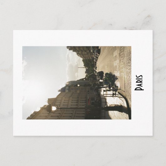 Paris Postcard Postkarte (Vorderseite)