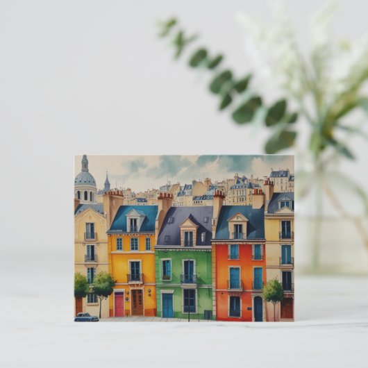 PARIS POSTCARD POSTKARTE (Stehend Vorderseite)