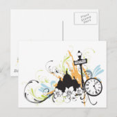 Paris Postcard Postkarte (Vorne/Hinten)