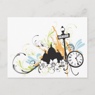 Paris Postcard Postkarte