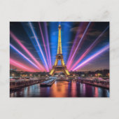 Paris Postcard Postkarte (Vorderseite)